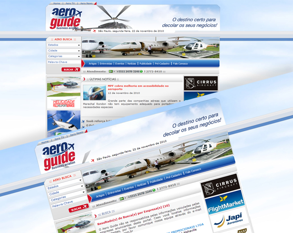Aero Guide Business Aviation - Portal
