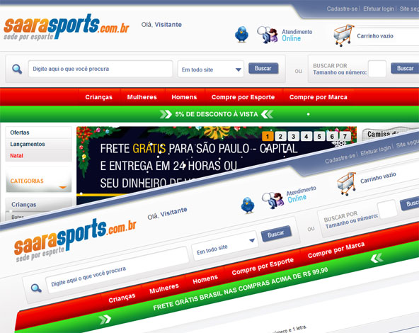 Saara Sports - E-Commerce