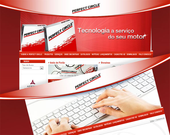 Affinia - Hotsite Perfect Circle