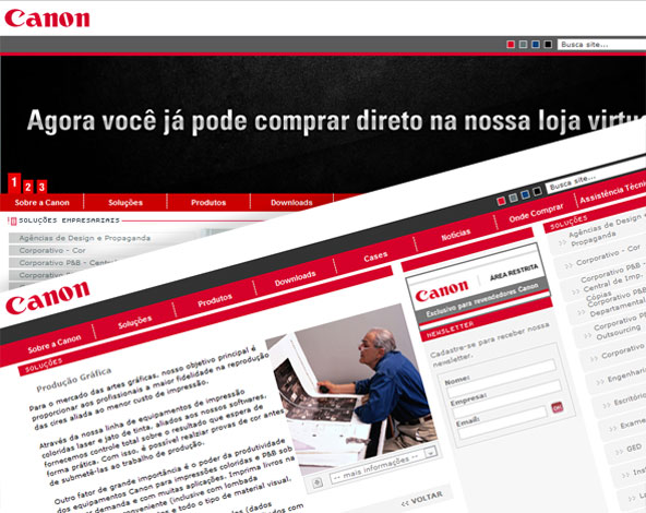 Canon - Site Institucional
