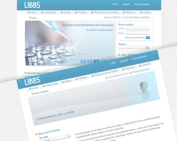 Libbs - Site Institucional