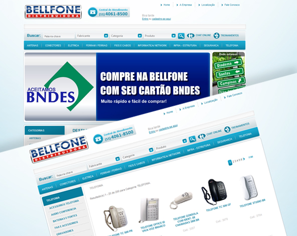 Bellfone - Site B2B