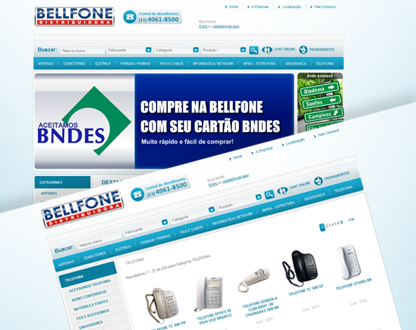 Bellfone - Site B2B