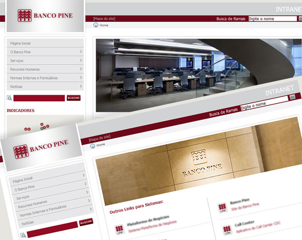 Banco Pine - Intranet