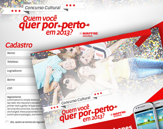 Concurso Cultural "Quem você quer por perto em 2013?"