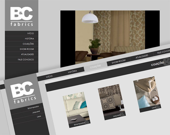 B&C Textil - Site Institucional