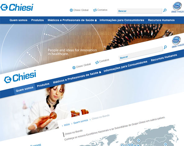 Chiesi - Site Institucional