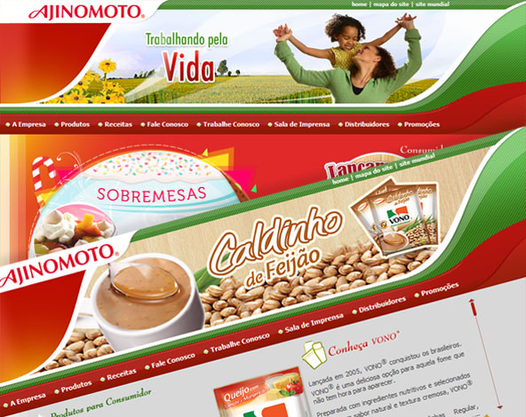 Ajinomoto - Site Institucional