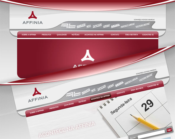 Affinia - Site Institucional