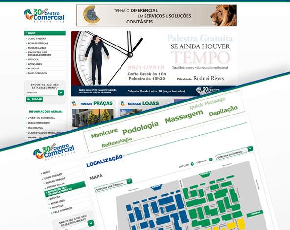 Centro Comercial de Alphaville - Site