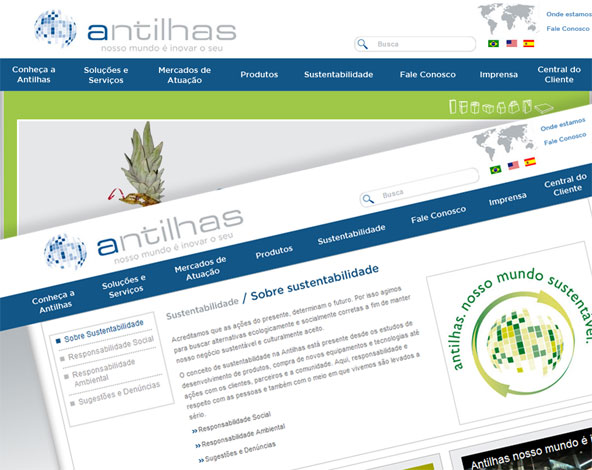 Antilhas - Site Institucional