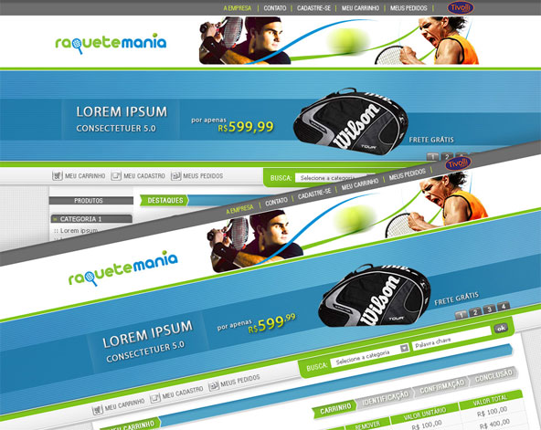 Raquete Mania - E-Commerce